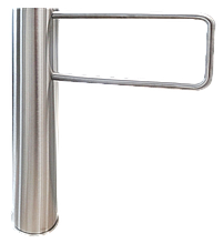 Турнікет– хвіртка GATE-TS н/ж шліфована, лопать з труби 650 мм. Функція сервопривід.