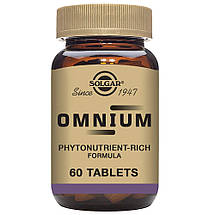 Solgar Omnium Multiple Vitamin and Mineral Formula 60 tabs, фото 2