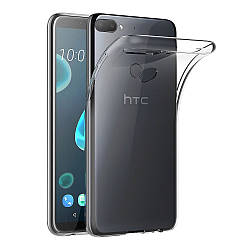 Прозорий Чохол HTC Desire 12 Plus (ультратонкий силіконовий) (НТС Дизаер 12 Плюс)