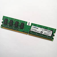 Оперативная память MIX Crucial DDR2 1Gb 800MHz PC2 6400U 1R8/2R8 CL6 Б/У