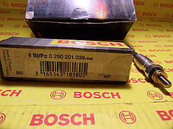 Свічки розжарювання Bosch Duraterm, 0250201039, 0 250 201 039