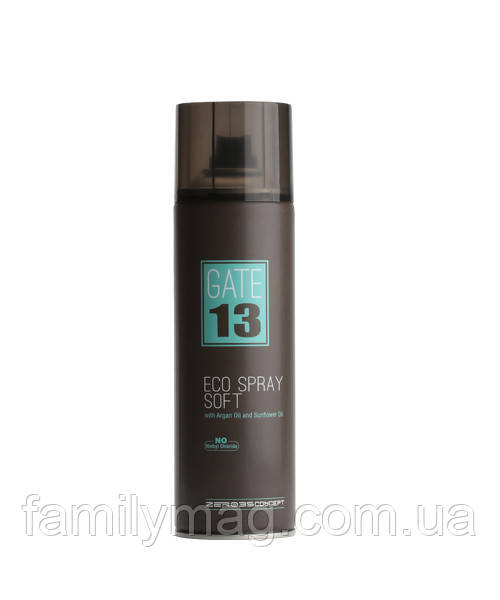 ♛Еколак легкої фіксації GATE 13 ECO SPRAY SOFT Emmebi Italia 300 ml