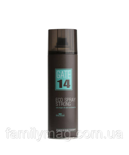 ♛Еколак сильної фіксації GATE 14 ECO SPRAY Strong Emmebi Italia 300 ml