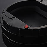 Сенсорне відро для сміття JAH 6 л кругле темно-срібний металік з внутрішнім відром, фото 4