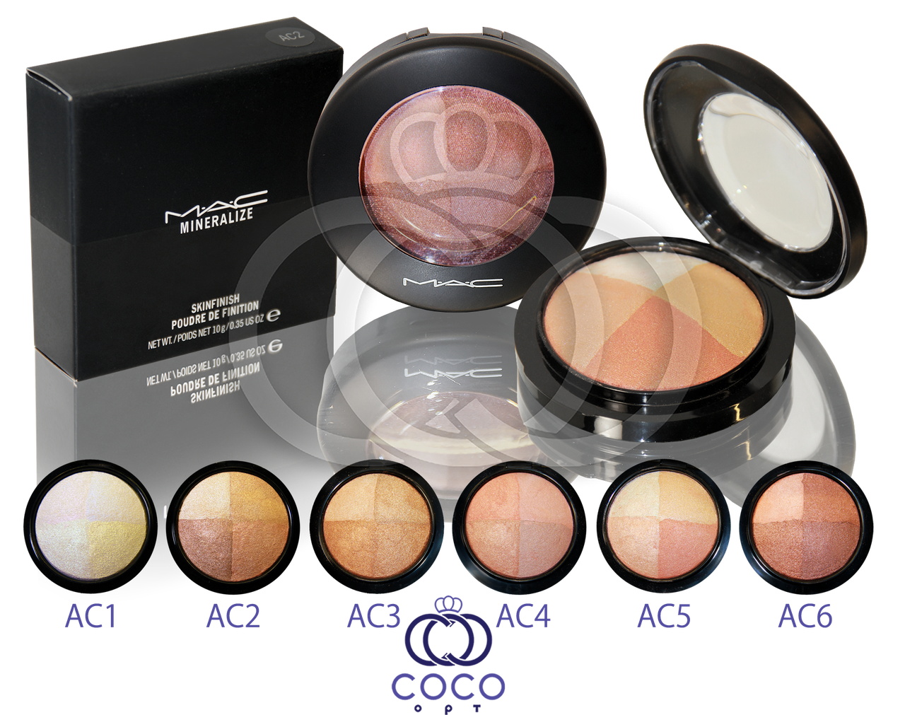 Хайлайтери та Бронзери MAC Mineralize