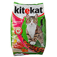 Сухой корм Kitekat Аппетитная телятина для взрослых кошек 12КГ
