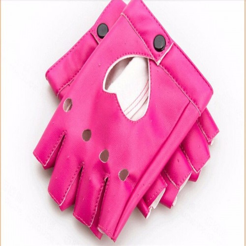 Кожаные перчатки без пальцев Love Glove с сердечком женские для автомобилистов и в спортзал экокожа - фото 4 - id-p569170752