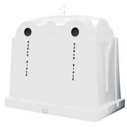 Пластиковий контейнер для роздільного збору сміття,3.5 м3