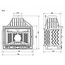 Камінна топка Kawmet W3 лівостороння 16,7 кВт, фото 2