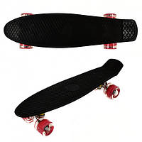 Скейт Best Penny Board LED 22 Черный (90907463)