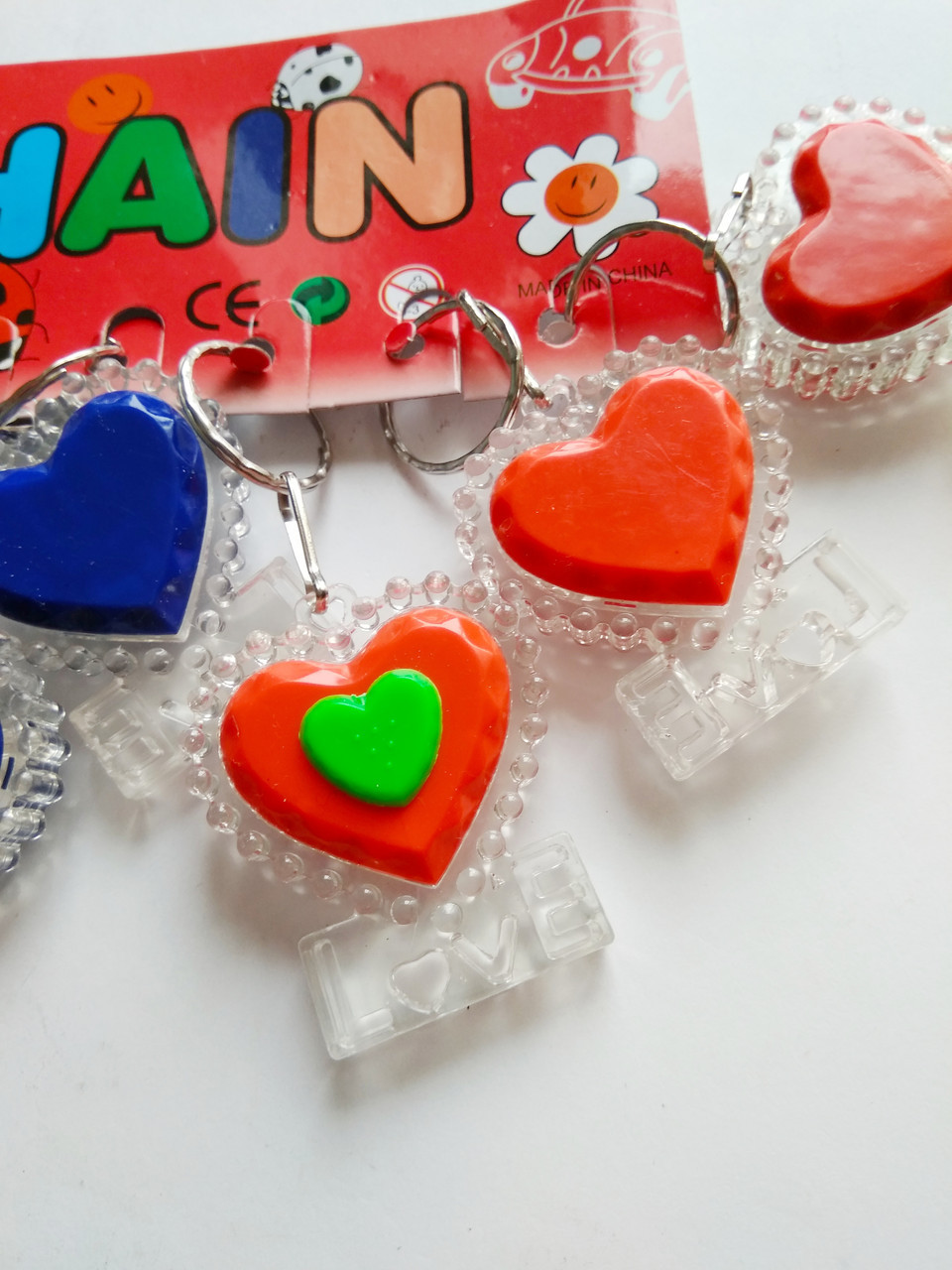 Брелок миготливий Серце, фото 1