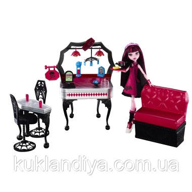 Набір Monster High Дракулаура Закускова Ресторан — Die-ner Draculaura