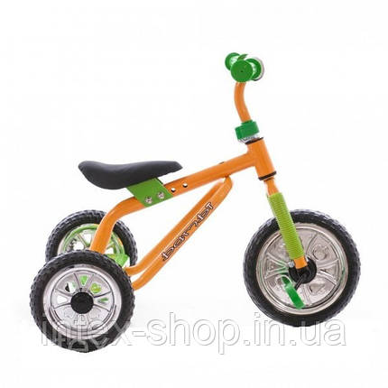 Триколісний велосипед Profi Trike M 0688-1 Жовто-зелений, фото 2