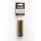 Крейда воскова для маркування KREYDA Універсальна (2шт), білий, фото 2