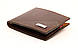 Чоловічий шкіряний гаманець VIVA, тонкий, бордовий, фото 3