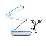 Акумуляторна настільна Led лампа Topwell 1019, синя, фото 2