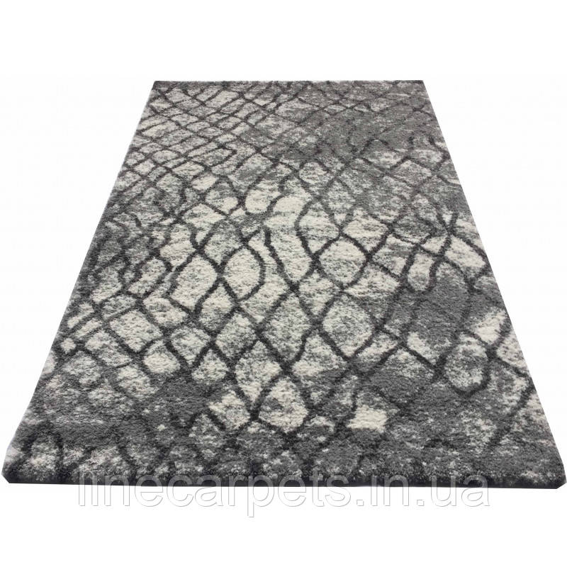 Ворсистий світло-сірий килим MF LOFT 2793A white-light grey, фото 1