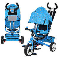 Рехколісний велосипед Profi Trike М 5363-1 Eva Foam Блакитний