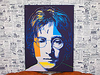 Джон Леннон. John Winston Ono Lennon. Энди Уорхол. Andy Warhol. Pop-art. 75х55 см. Картина на холсте.