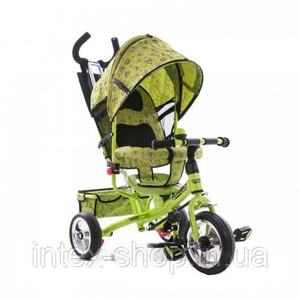 Триколісний велосипед Profi Trike М 5363-2-1 Eva Foam Зелений, фото 2