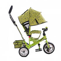 Триколісний велосипед Profi Trike М 5363-2-1 Eva Foam Зелений, фото 2