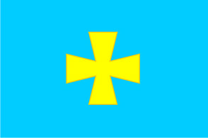 Прапор Полтавської зони 0,9х1,35 м. атлас