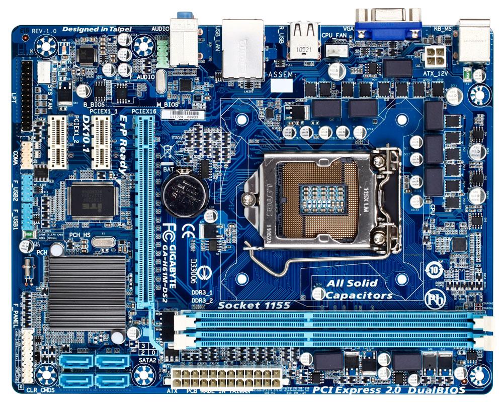 Материнська плата Gigabyte GA-H61M-DS2 Socket 1155