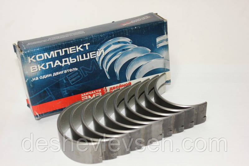 Вкладиші ГАЗ 406дв корінні d+0.75, 406-1000102-22 (ЗМЗ-вкладиші)