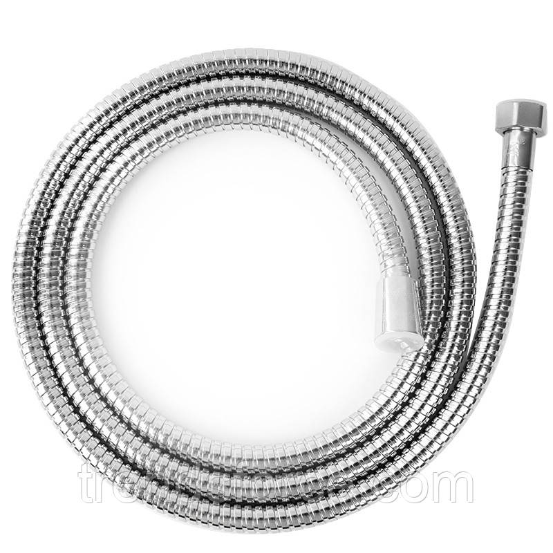 Шланг душовий пластиковий у металевому обплетенні 200 см Bathlux 20184 132189