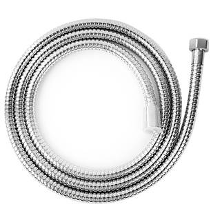 Шланг душовий пластиковий у металевому обплетенні 200 см Bathlux 20184 132189, фото 1