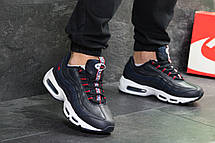 Модні чоловічі кросівки Nike air max 95,сині з білим 41,43,44 р, фото 3