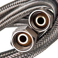 Шланг металевий 3/8F-3/8F см80, фото 2