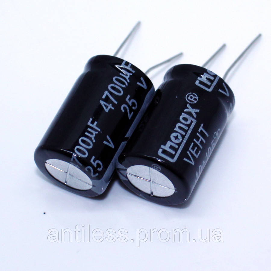 КОНДЕНСАТОР ЕЛЕКТРОЛІТИЧНИЙ 4700мкФ 25В 16х25 мм - фото 1 - id-p867734712