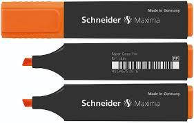 Маркер текстовий schneider maxima жовтогарячий