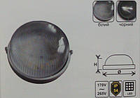 Светодиодный LED светильник ЖКХ Lemanso,накладной круг 12w (чёрный/белый)