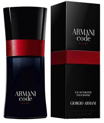 Giorgio Armani Code A-List туалетна вода 75 ml. (Джорджо Армані Код А-Лист), фото 1