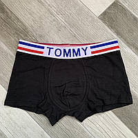 Трусы мужские боксеры хлопок Tommy Hilfiger, размер M (46-48), чёрные, 03325