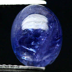 Танзаніт кабошон 2.46 карат 9.2 х 6.5 х 4.4 мм