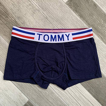 Труси чоловічі боксери бавовна Tommy Hilfiger, розмір XL (50-52), темно-сині, 03335