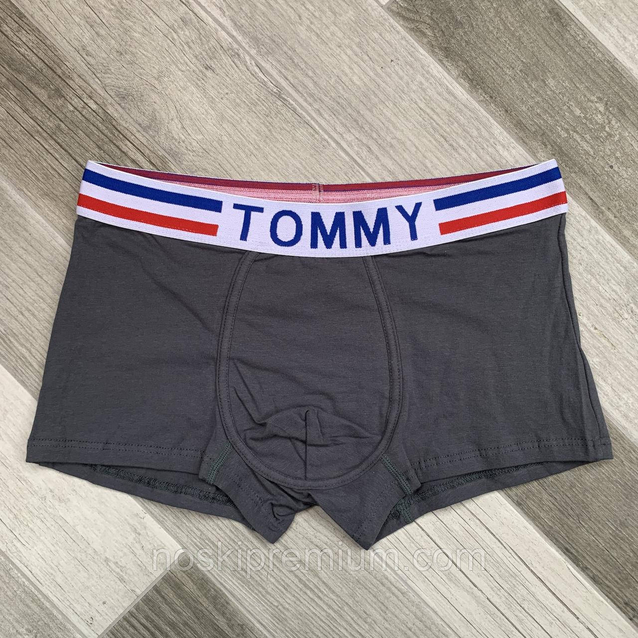 Труси чоловічі боксери пластмаси Tommy Hilfiger, розмір 2XL (52-54), темно-сірні, 03332