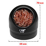 Стружка для очищення жала з ванночкою CMT-599B Чорна, фото 4