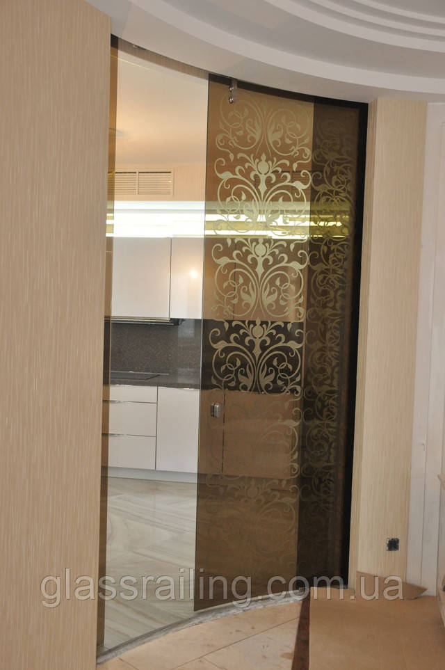 Перегородка з піскоструменем