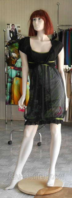 Сукні з чорною сіточкою по рослинному зеленому малюнку 2026 Paris, фото 1