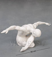 Порцелянова статуетка "Атлет" (Глазур) WS-108/ 2, фото 2