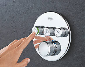 SmartControl Термостат для душу/ванні з 3 кнопками, накладна панель Арт. 29121000, фото 5
