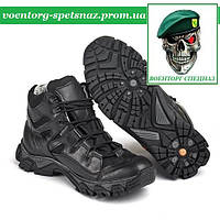 Тактические демисезонные ботинки "НАТО" в цвете черный black с мембраной