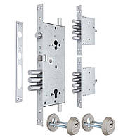 Замок врезной MUL-T-LOCK 3-WAY DIN+DIN 415G CR SATIN_NICKEL UNIV BS63мм 2_protectors SP (Израиль)