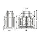 Камінна топка Invicta 700 Double Porte з шибером, фото 2