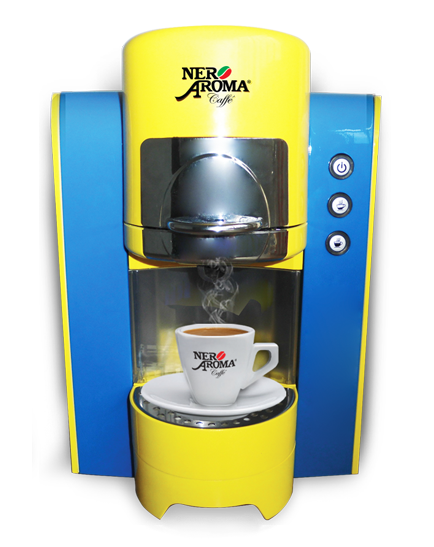 Кавомашина капсульна Nero Aroma MO-EL прапор (Espresso Point) Б/У