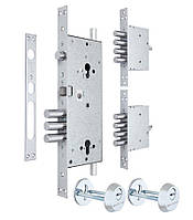 Замок врізний MUL-T-LOCK 3-WAY DIN+DIN 415G CR BRUSHED_NICKEL UNIV BS63мм 2_protectors SP (Ізраїль)